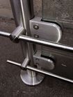 304 Stainless Steel Balustrade Posting Untuk Pagar Kaca Tempered Balkon