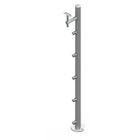 304 316 316L Stainless Steel Balustrade Posting Untuk Balkon / Teras / Tangga