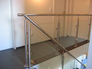 Balkon Stainless Steel Railing Langkan 900mm - 1200mm Tinggi Cermin / Permukaan Satin